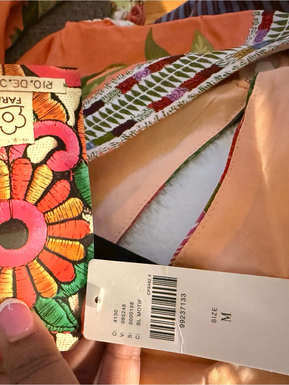 Farm Rio x Anthropologie long-sleeve v-neck maxi dress - Picture 7 of 12